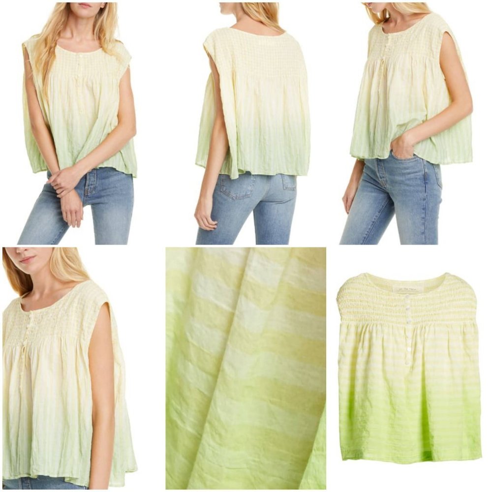 We The Free Bit of Something Ombre Dye Top NWT XS - Picture 11 of 12